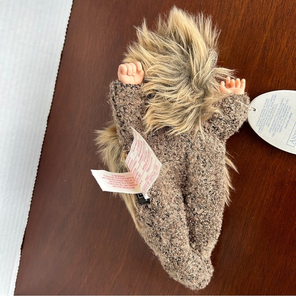 Anne Geddes Sleeping Baby Hedgehog Stuffie Plush Doll with Tags - Picture 7 of 13